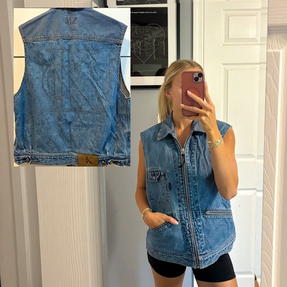 Calvin Klein Jackets & Blazers - Vintage Calvin Klein Denim Vest